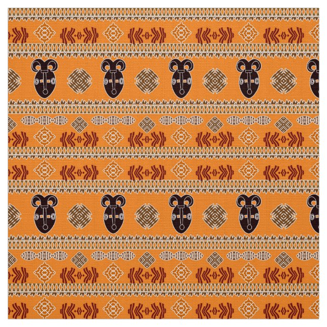 ethnic african striped tribal pattern. fabric (Swatch)