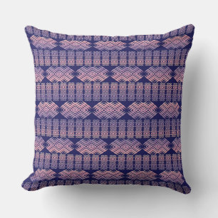 Ethnic african stripes pattern cushion