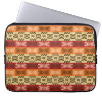 ethnic african stripes pattern with simbols.