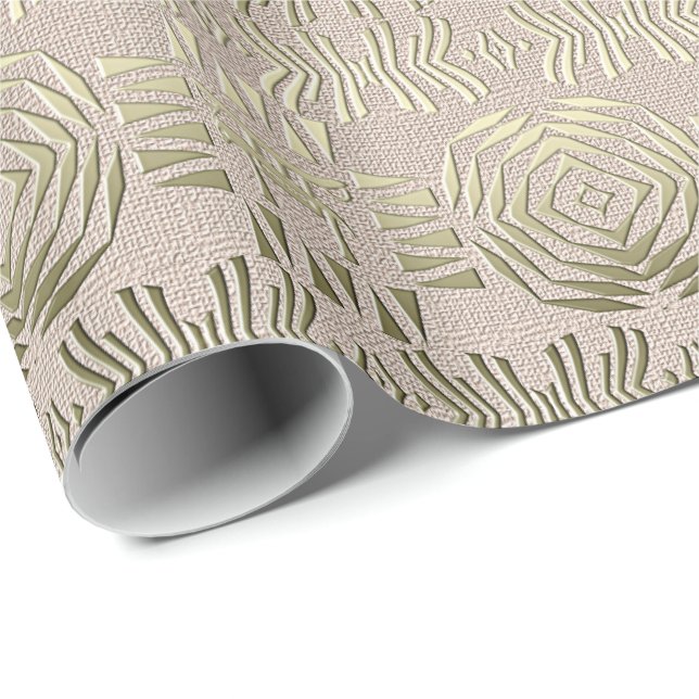 ethnic african tribal geometric pattern wrapping paper (Roll Corner)