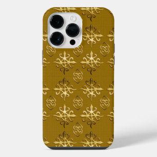 Ethnic african tribal pattern. Adinkra Symbols iPhone 14 Pro Max Case
