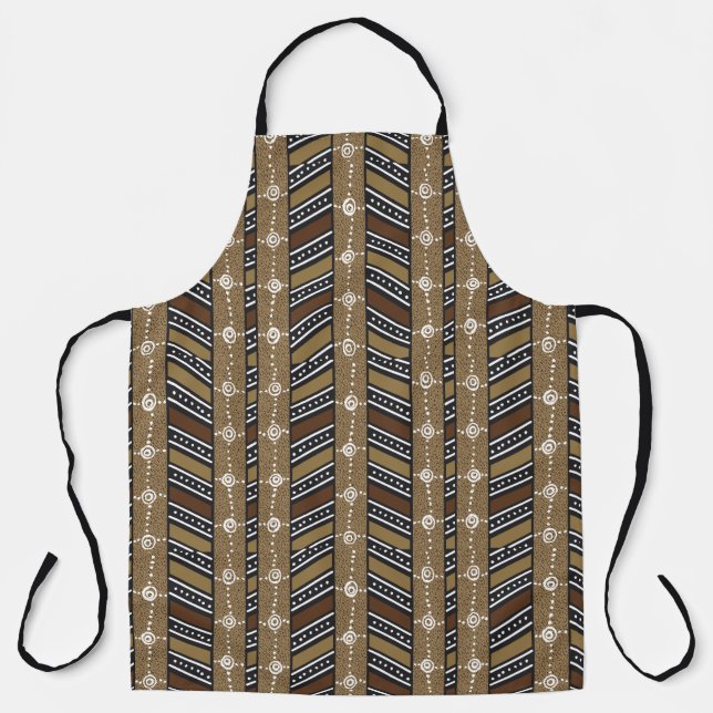 Ethnic African Tribal Pattern All-Over Print Apron (Front)