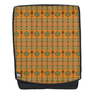 ethnic african tribal pattern backpack