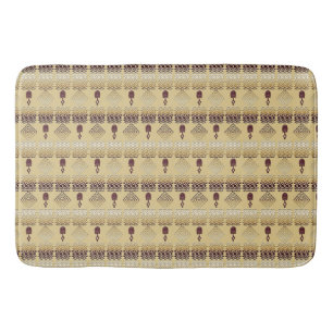 ethnic african tribal pattern bath mat