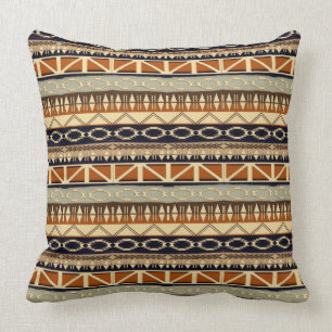 ethnic african tribal pattern cushion