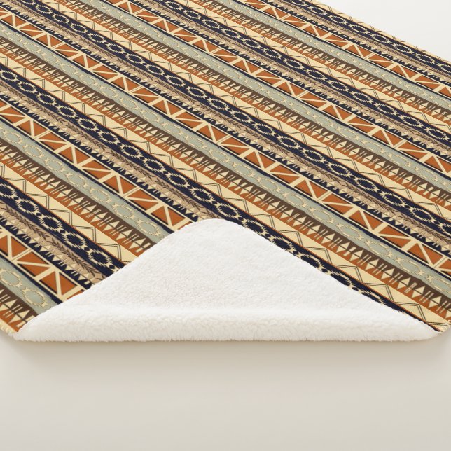Ethnic african tribal pattern. sherpa blanket (3/4)