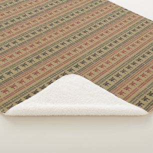 ethnic african tribal pattern sherpa blanket