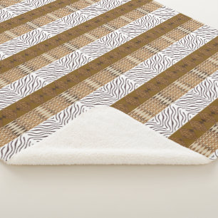 ethnic african tribal pattern sherpa blanket