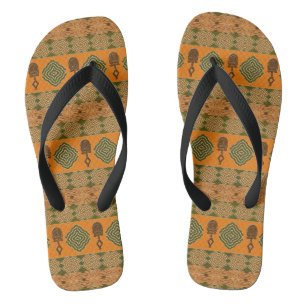 ethnic african tribal pattern thongs