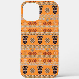 Ethnic African Tribal Stripes pattern. iPhone 12 Pro Max Case