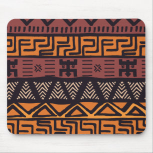 Ethnic African Vibes In Bohemian Style Mouse Pad