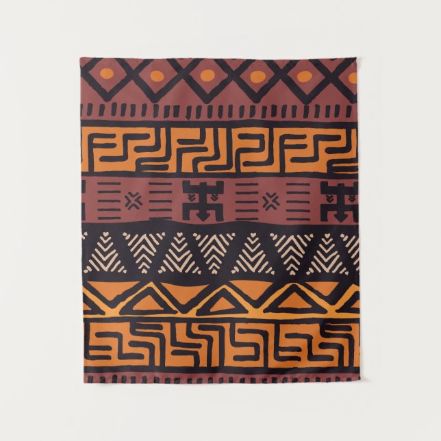 Ethnic African Vibes In Bohemian Style Tapestry (Front)
