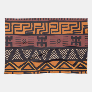 Ethnic African Vibes In Bohemian Style Tea Towel