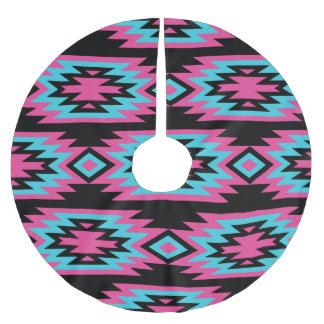 Ethnic American Indian: Aztec Motifs. Brushed Polyester Tree Skirt