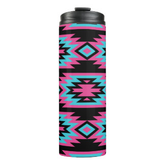 Ethnic American Indian: Aztec Motifs. Thermal Tumbler