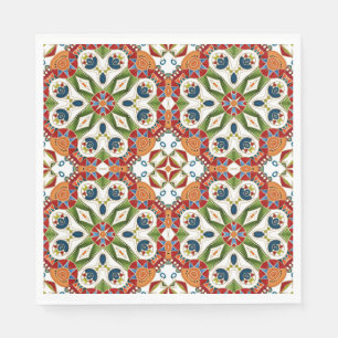 ethnic Arabic oriental ornament vintage Napkin