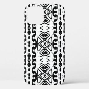 Ethnic Aztec, Vintage Striped Pattern. iPhone 12 Case