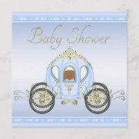 Ethnic Baby Boy in Prince Coach Blue Baby Shower