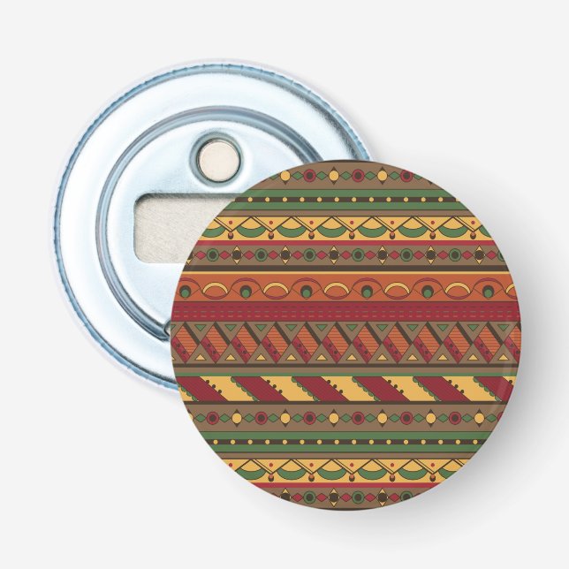 Ethnic background bottle opener (Front)