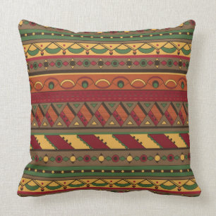 Ethnic background cushion