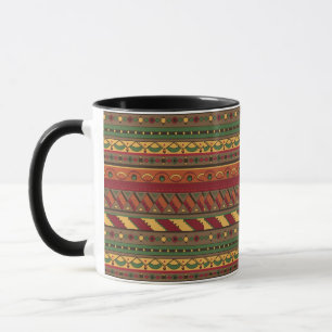 Ethnic background mug