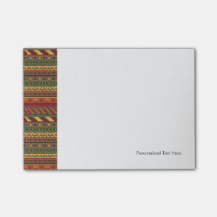 Ethnic background post-it notes