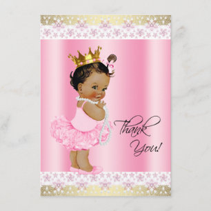 Ethnic Ballerina Tutu Baby Girl Thank You