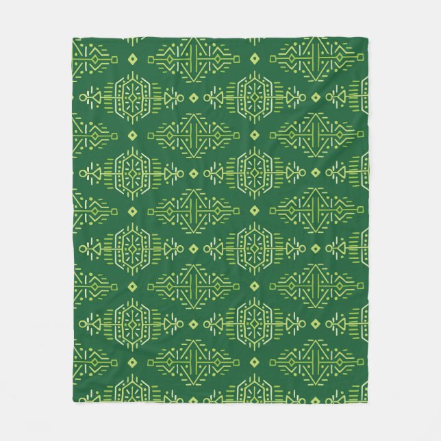 Ethnic Boho: Creative Tribal Seamless. Fleece Blanket (Front)