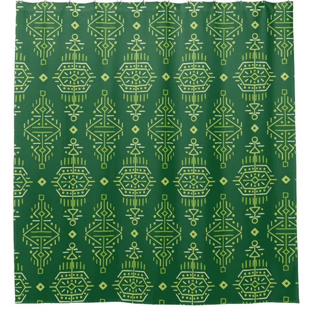 Ethnic Boho: Creative Tribal Seamless. Shower Curtain (Front)