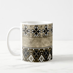 Ethnic Boho Grunge: Colourful Pattern Coffee Mug