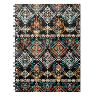 Ethnic boho seamless pattern. Ethno ornament. Trib Notebook