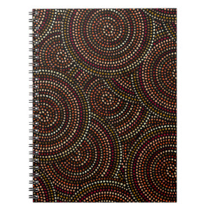 Ethnic boho seamless pattern in african style on b notebook