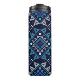Ethnic boho seamless pattern thermal tumbler