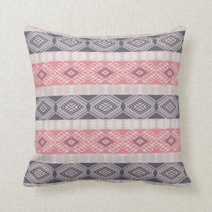 ethnic boho style geometric pattern. cushion