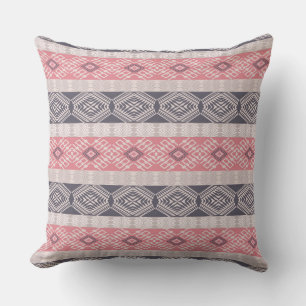 ethnic boho style geometric pattern. cushion