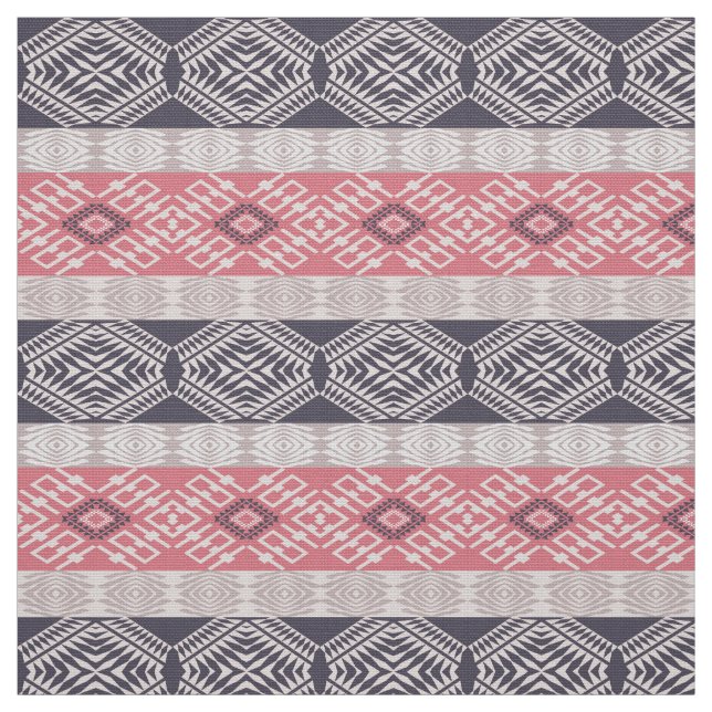 ethnic boho style geometric pattern fabric (Swatch)