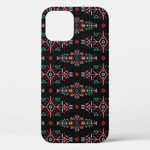 Ethnic Boho Tiles: Vintage Seamless Pattern iPhone 12 Case