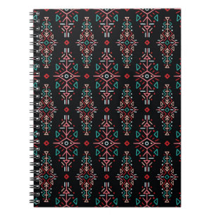 Ethnic Boho Tiles: Vintage Seamless Pattern Notebook