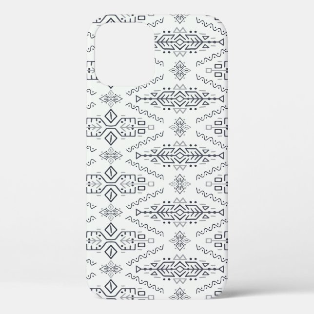 Ethnic Boho: Trendy Hand-Drawn Seamless. Case-Mate iPhone Case (Back)