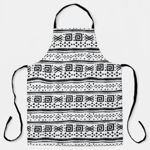Ethnic Boho Tribal Art Print Apron