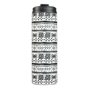 Ethnic Boho Tribal Art Print Thermal Tumbler