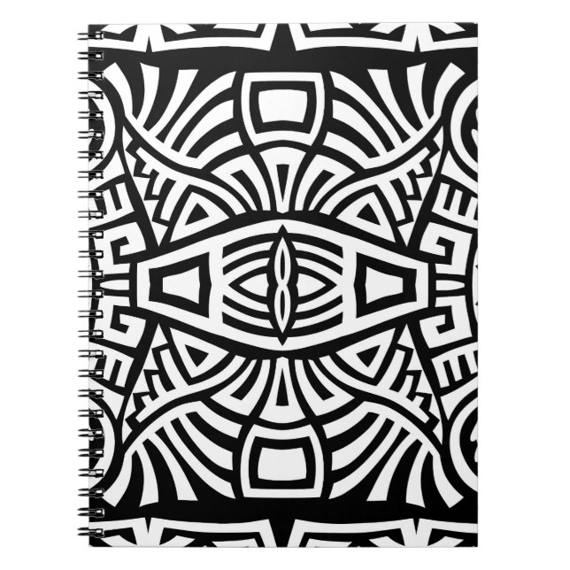 Ethnic Boho: Vintage Trendy Notebook (Front)