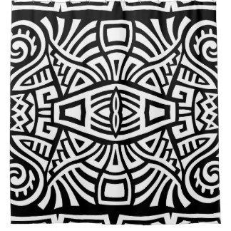 Ethnic Boho: Vintage Trendy Shower Curtain