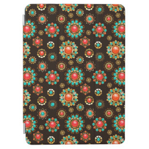 Ethnic Brooches Seamless Pattern iPad Air Cover