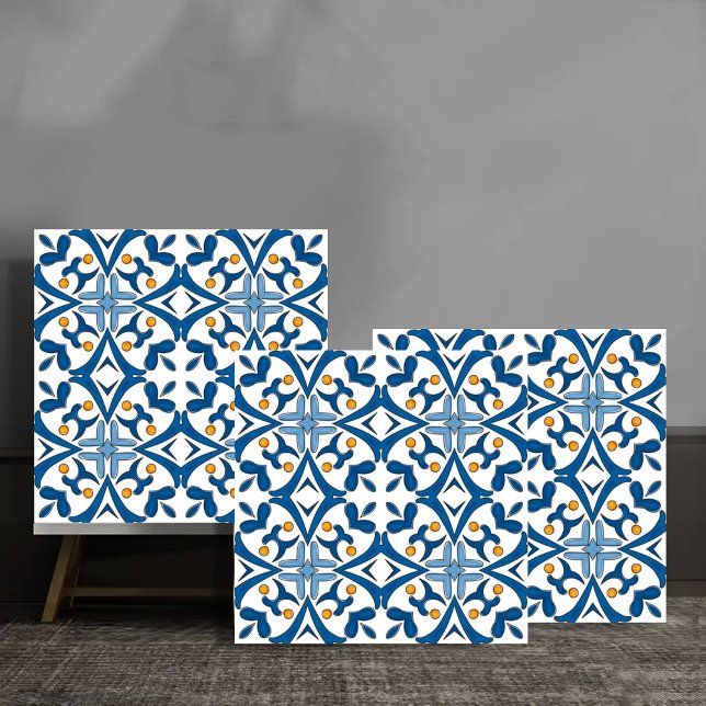 Ethnic ceramic tile in portuguese (Creator Uploaded)