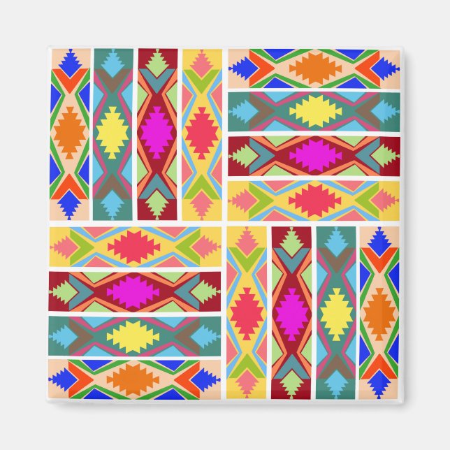 Ethnic Colours Magnet (Front)