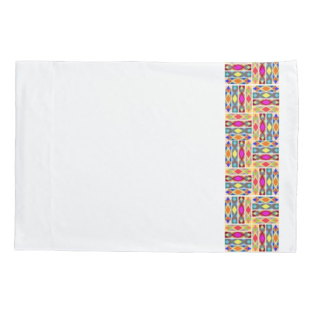 Ethnic Colours Reversible Pillowcase (Back)