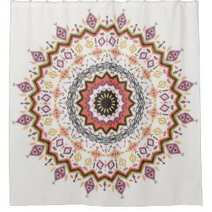 Ethnic Decorative: Vintage Native Ornament Shower Curtain