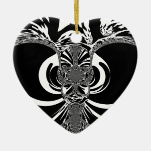 Ethnic Design Ceramic Ornament