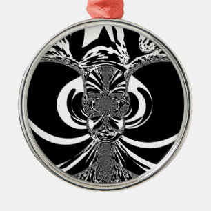 Ethnic Design Metal Ornament